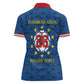 Cabo Verde Tubaroes Azuis Historic Debut 2026 Women Polo Shirt Cape Verde Past and Present Flag Motif