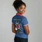 Cabo Verde Tubaroes Azuis Historic Debut 2026 Women Polo Shirt Cape Verde Past and Present Flag Motif