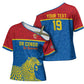 Custom World Football 2026 DR Congo Cross Shoulder Shirt Roar of Les Leopards