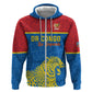 Custom World Football 2026 DR Congo Hoodie Roar of Les Leopards