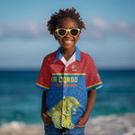 Custom World Football 2026 DR Congo Kid Hawaiian Shirt Roar of Les Leopards