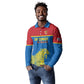 Custom World Football 2026 DR Congo Long Sleeve Polo Shirt Roar of Les Leopards