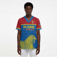 Custom World Football 2026 DR Congo Scrub Top Roar of Les Leopards