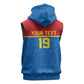 Custom World Football 2026 DR Congo Sleeveless Hoodie Roar of Les Leopards