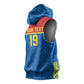Custom World Football 2026 DR Congo Sleeveless Hoodie Roar of Les Leopards