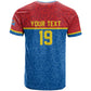 Custom World Football 2026 DR Congo T shirt Roar of Les Leopards