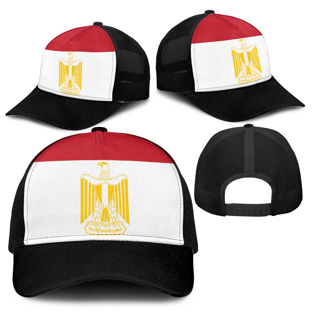 Egypt Mesh Trucker Cap National Flag Colors - African Pride