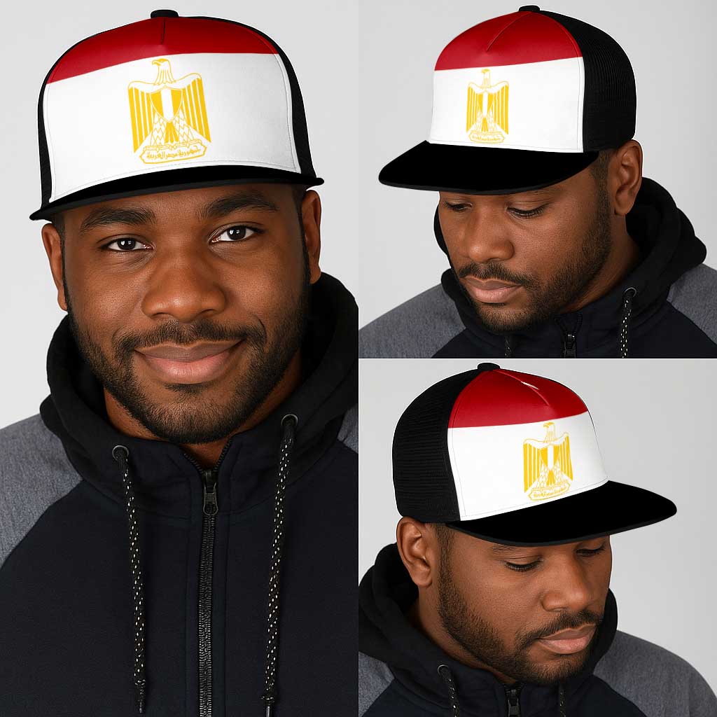 Egypt Mesh Trucker Cap National Flag Colors - African Pride