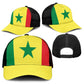 Senegal Baseball Net Cap National Flag Colors - African Pride