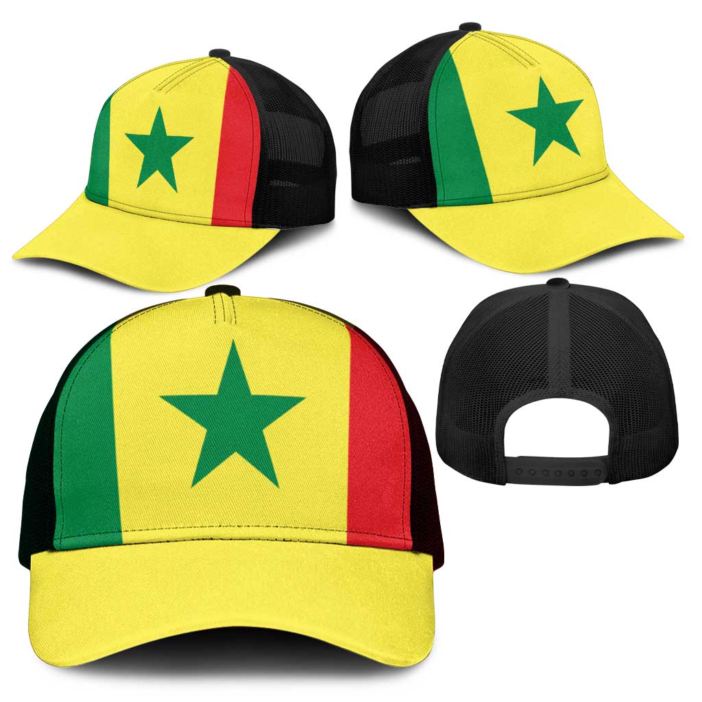 Senegal Baseball Net Cap National Flag Colors - African Pride