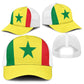 Senegal Baseball Net Cap National Flag Colors - African Pride