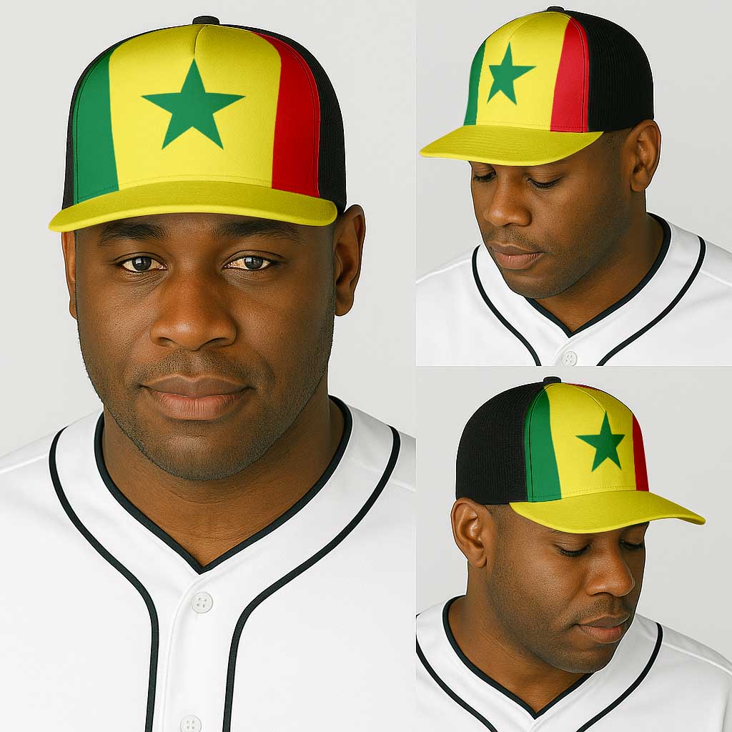 Senegal Baseball Net Cap National Flag Colors - African Pride