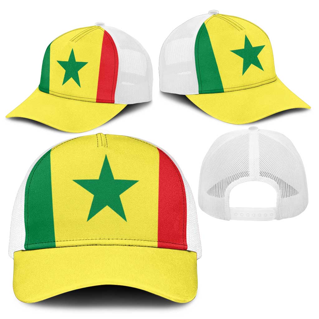 Senegal Mesh Trucker Cap National Flag Colors - African Pride