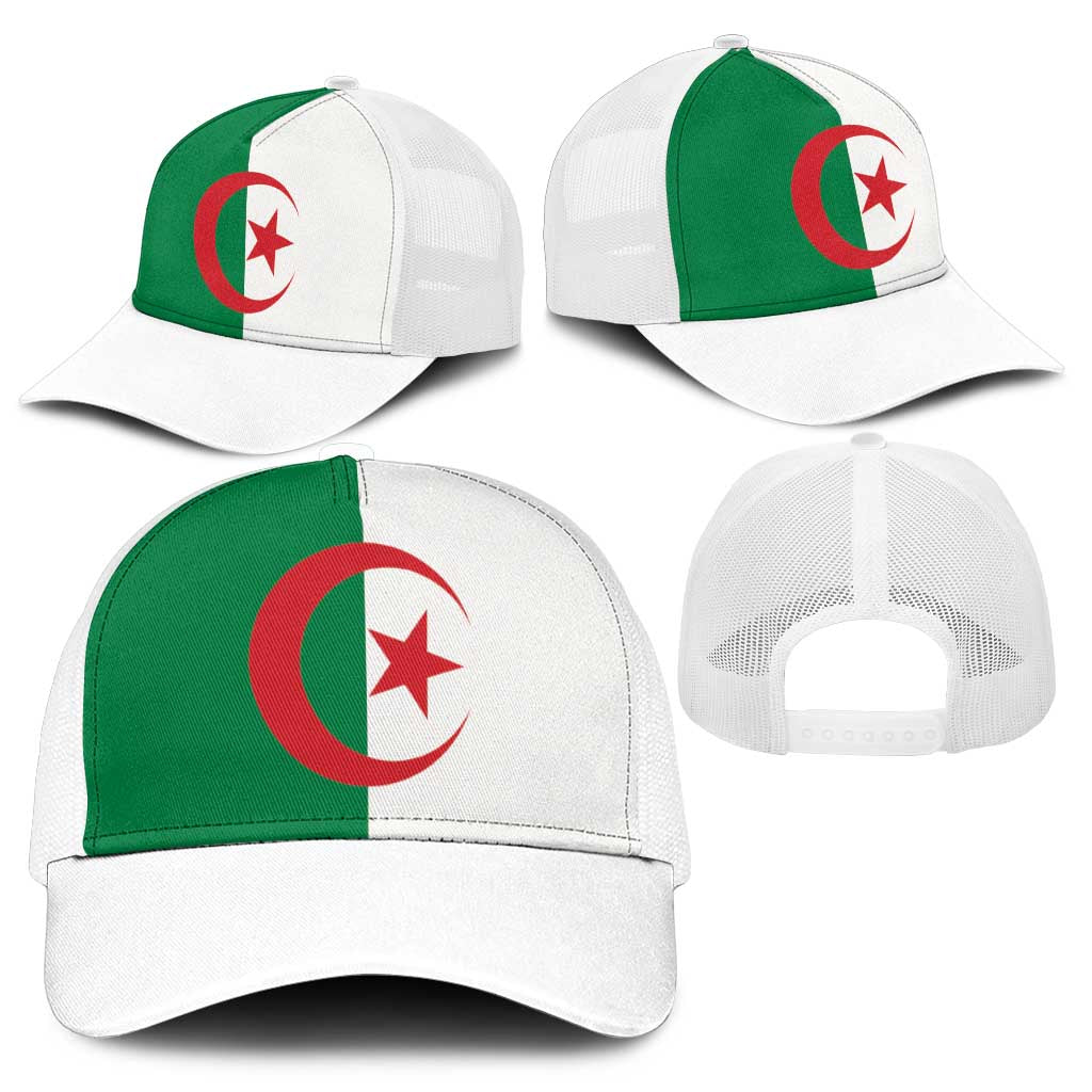 Algeria Mesh Trucker Cap National Flag Colors - African Pride