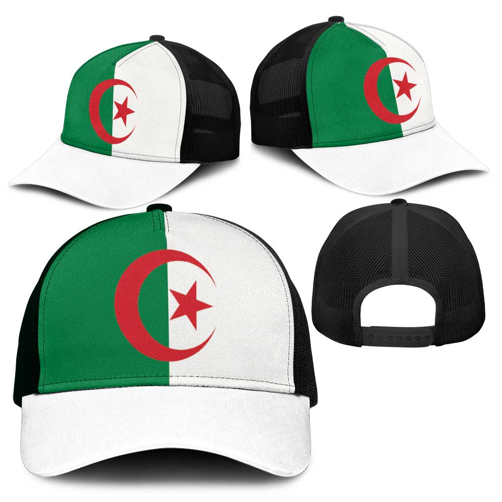 Algeria Mesh Trucker Cap National Flag Colors - African Pride
