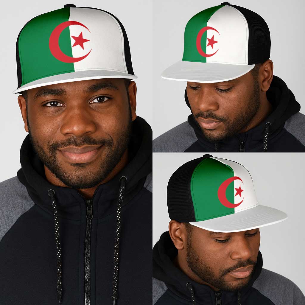 Algeria Mesh Trucker Cap National Flag Colors - African Pride