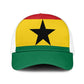 Ghana Baseball Net Cap National Flag Colors - African Pride