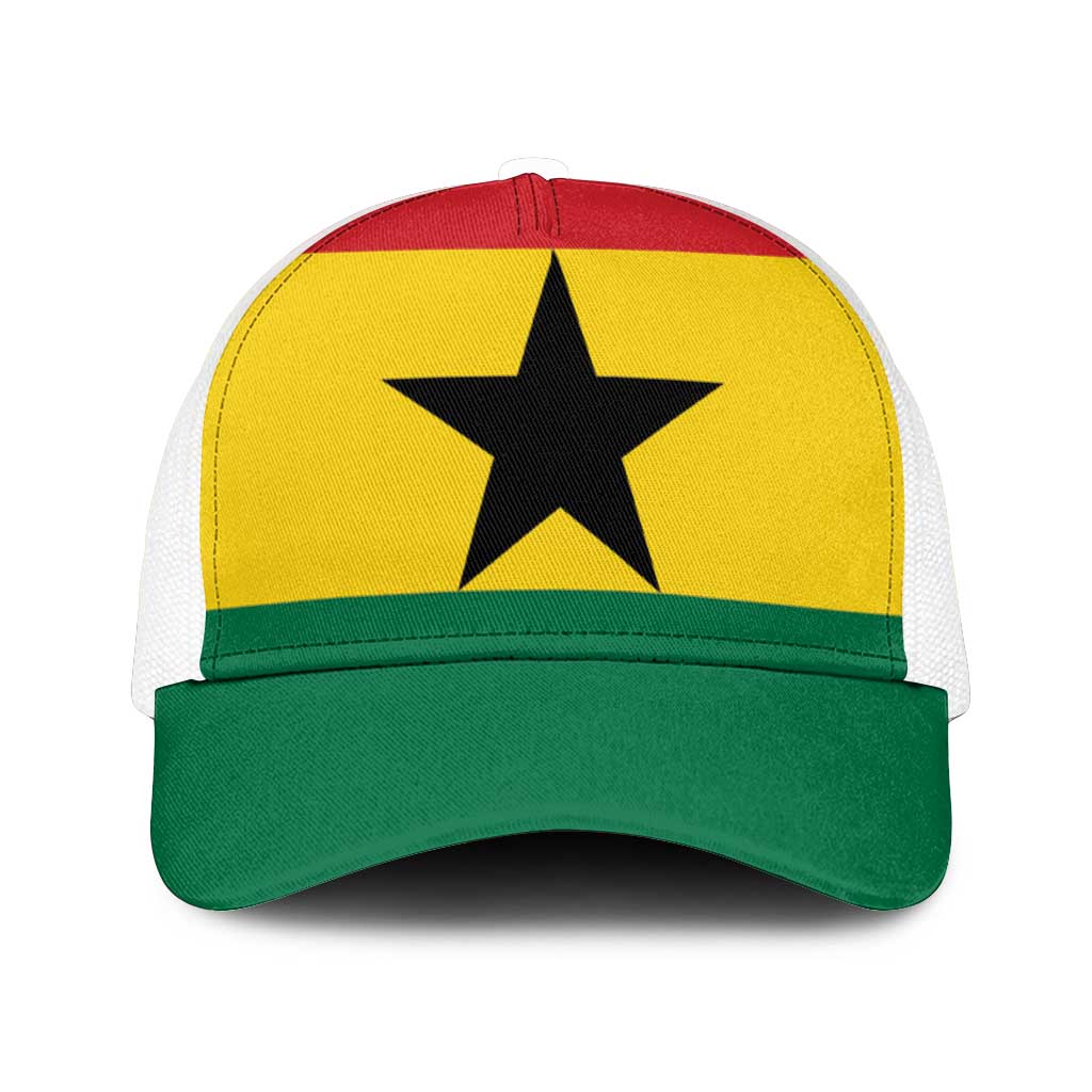 Ghana Baseball Net Cap National Flag Colors - African Pride