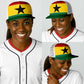 Ghana Baseball Net Cap National Flag Colors - African Pride