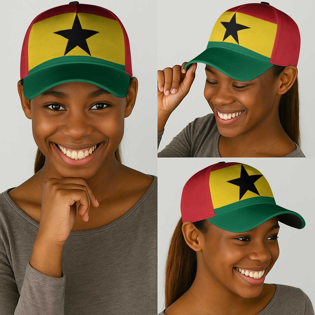 Ghana Classic Cap National Flag Colors - African Pride
