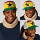 Ghana Mesh Trucker Cap National Flag Colors - African Pride