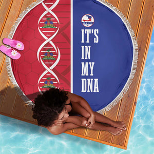 Afro-Haiti Football Beach Blanket It's In My DNA - African Pride