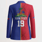 Custom Afro-Haiti Football Blazer It's In My DNA - African Pride