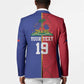 Custom Afro-Haiti Football Blazer It's In My DNA - African Pride