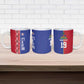 Custom Afro-Haiti Football Ceramic Mug It's In My DNA - African Pride