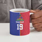 Custom Afro-Haiti Football Ceramic Mug It's In My DNA - African Pride
