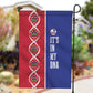 Afro-Haiti Football Garden Flag It's In My DNA - African Pride