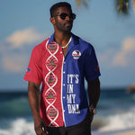 Custom Afro-Haiti Football Hawaiian Shirt It's In My DNA LT19