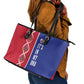 Afro-Haiti Football Leather Tote Bag It's In My DNA - African Pride