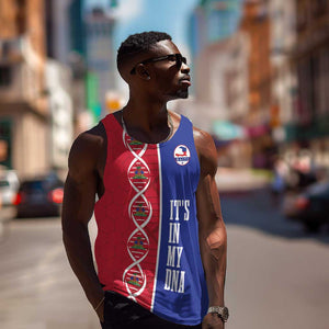 Custom Afro-Haiti Football Men Tank Top It's In My DNA - African Pride