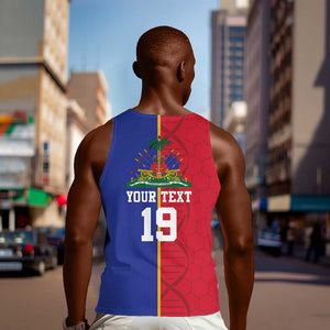 Custom Afro-Haiti Football Men Tank Top It's In My DNA - African Pride