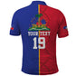 Custom Afro-Haiti Football Polo Shirt It's In My DNA LT19