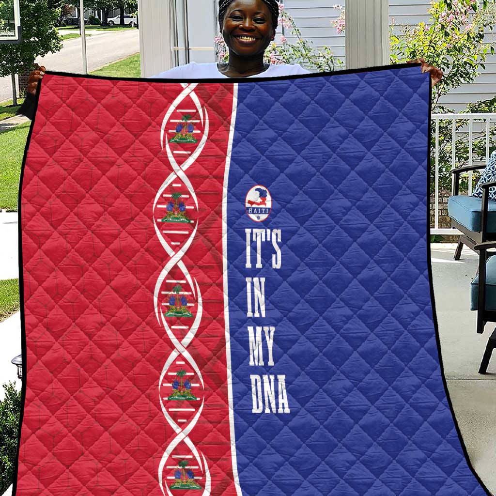 Afro-Haiti Football Quilt It's In My DNA - African Pride
