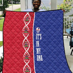 Afro-Haiti Football Quilt It's In My DNA - African Pride