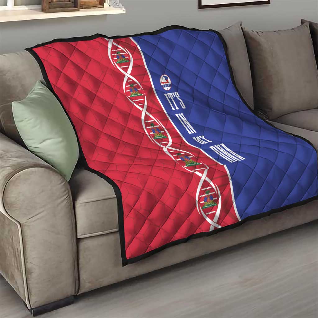 Afro-Haiti Football Quilt It's In My DNA - African Pride