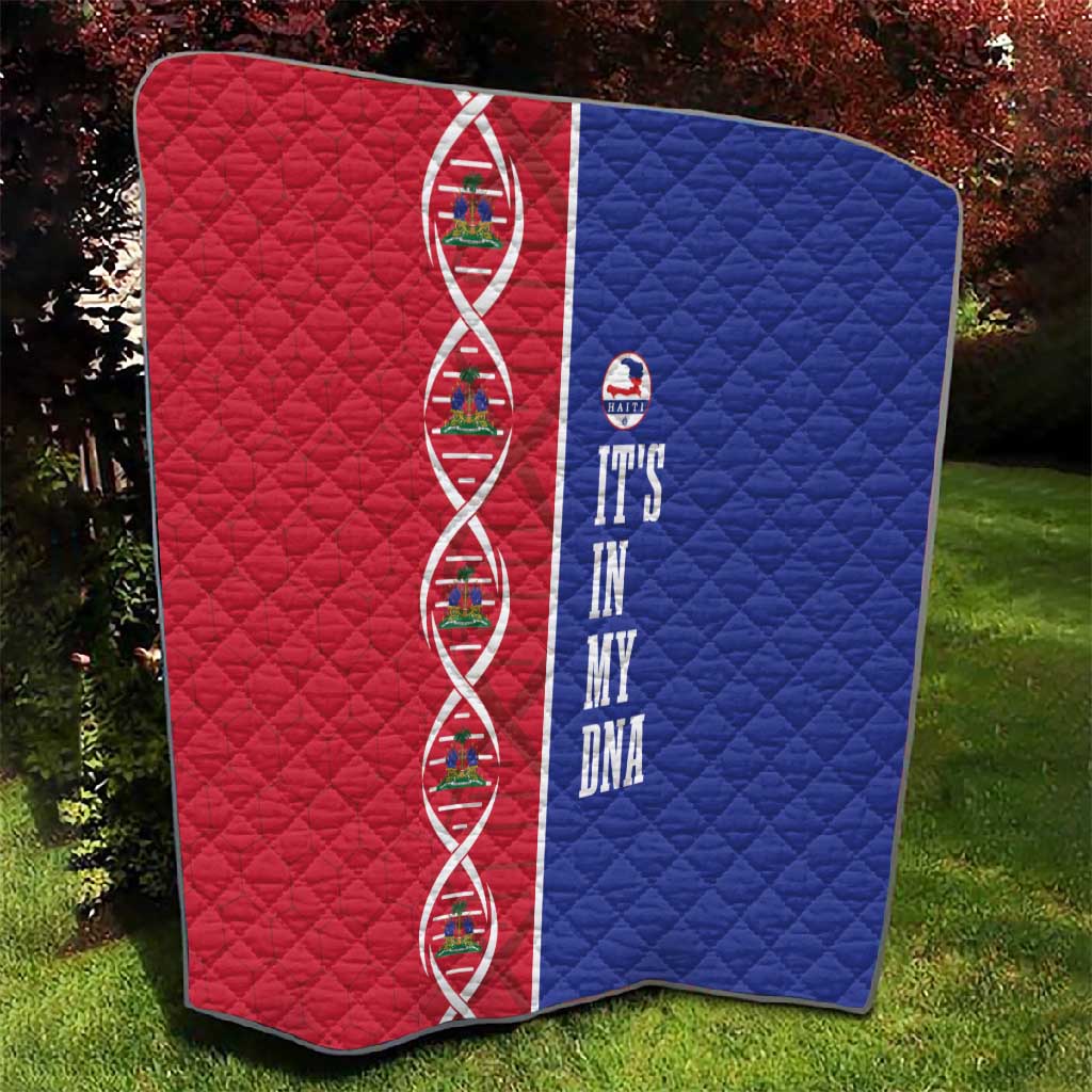 Afro-Haiti Football Quilt It's In My DNA - African Pride
