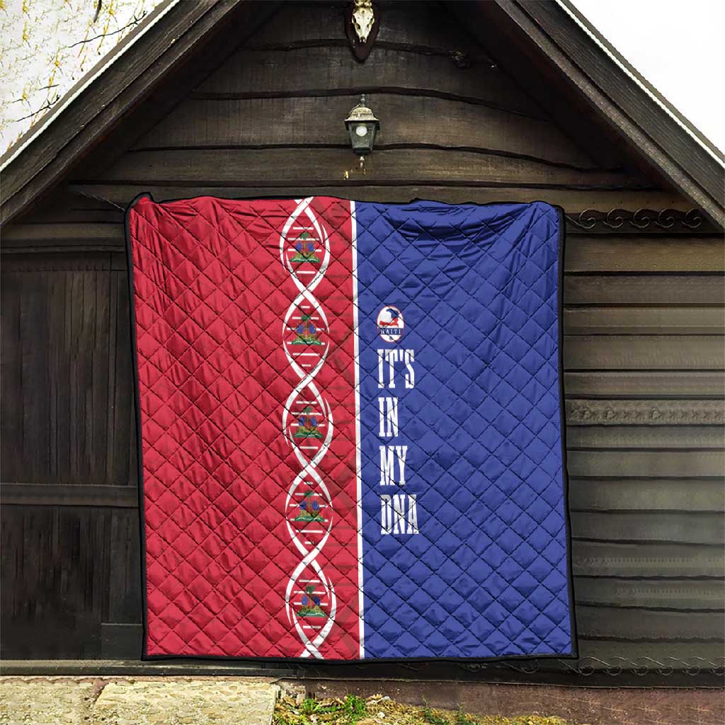 Afro-Haiti Football Quilt It's In My DNA - African Pride
