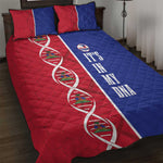 Afro-Haiti Football Quilt Bed Set It's In My DNA - African Pride