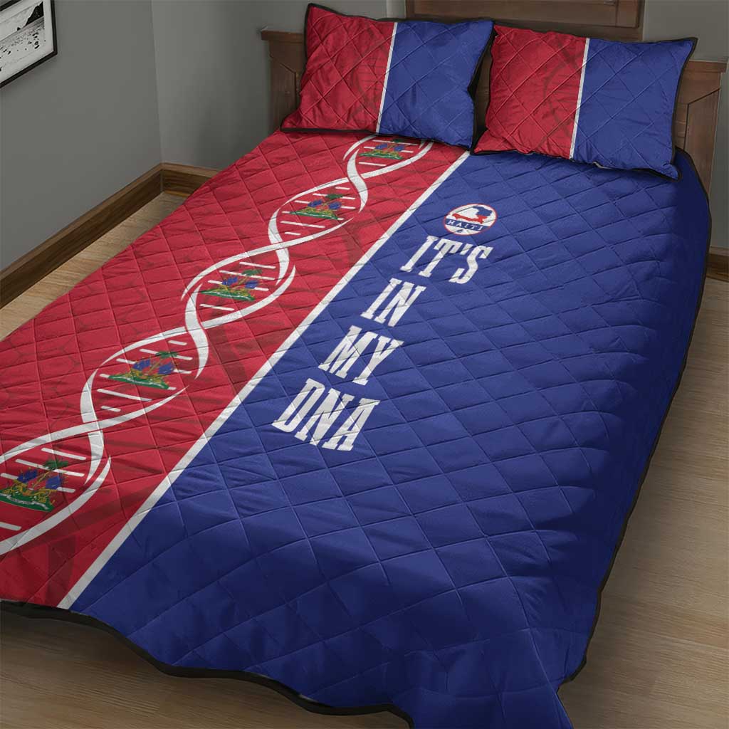Afro-Haiti Football Quilt Bed Set It's In My DNA - African Pride