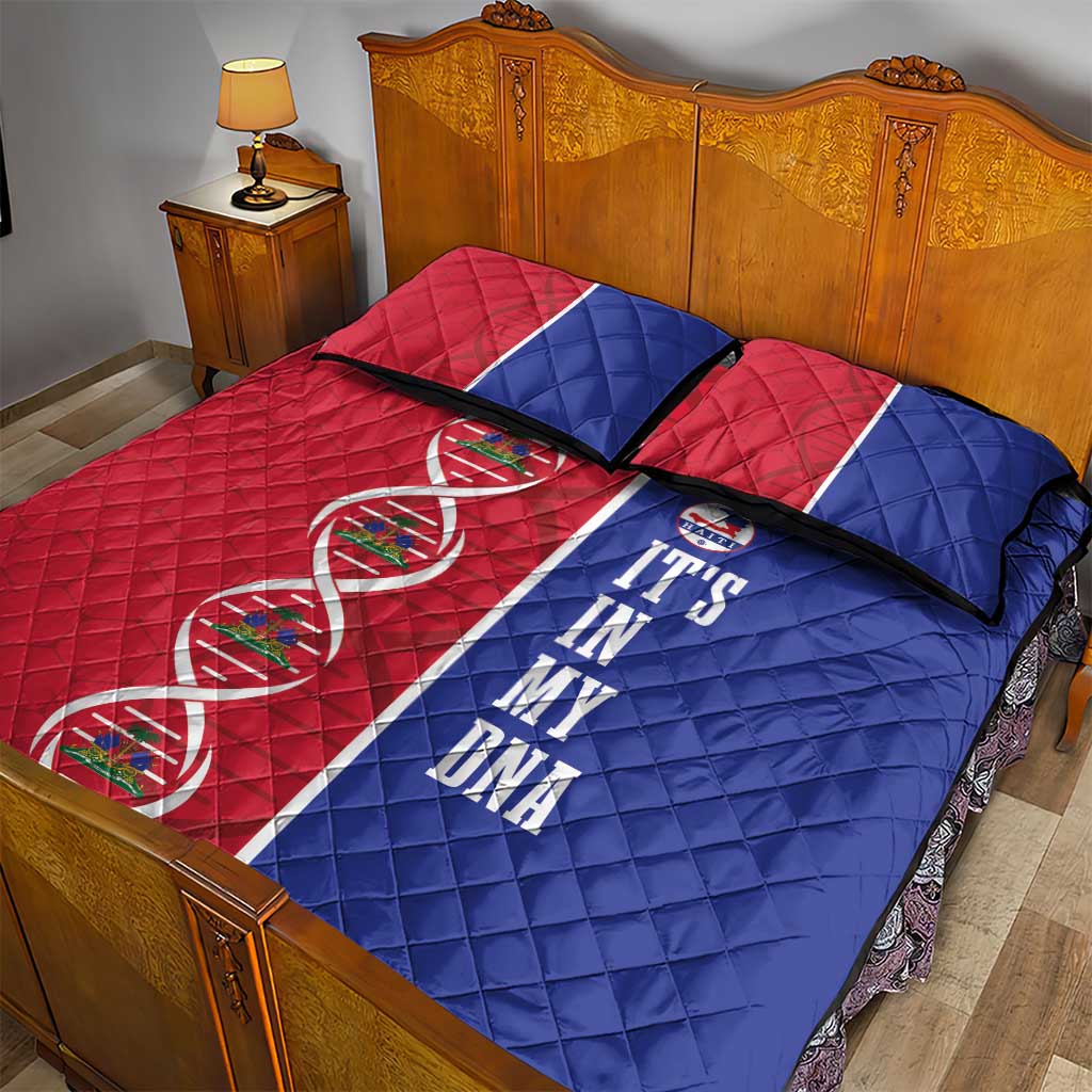 Afro-Haiti Football Quilt Bed Set It's In My DNA - African Pride