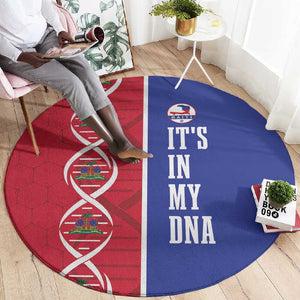 Afro-Haiti Football Round Carpet It's In My DNA - African Pride