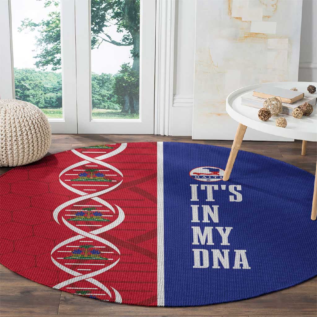 Afro-Haiti Football Round Carpet It's In My DNA - African Pride