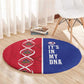 Afro-Haiti Football Round Carpet It's In My DNA - African Pride