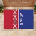 Afro-Haiti Football Rubber Doormat It's In My DNA - African Pride