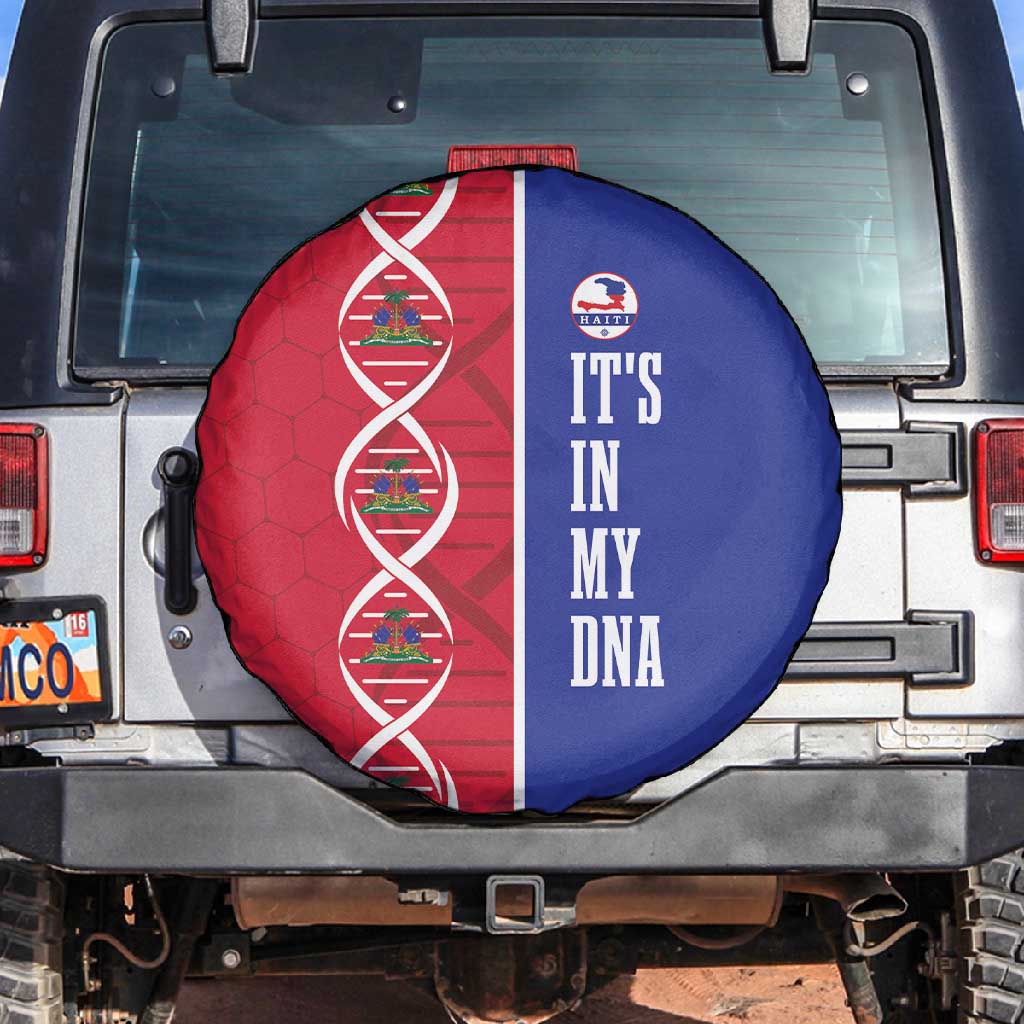 Afro-Haiti Football Spare Tire Cover It's In My DNA - African Pride