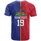 Custom Afro-Haiti Football T shirt It's In My DNA - African Pride